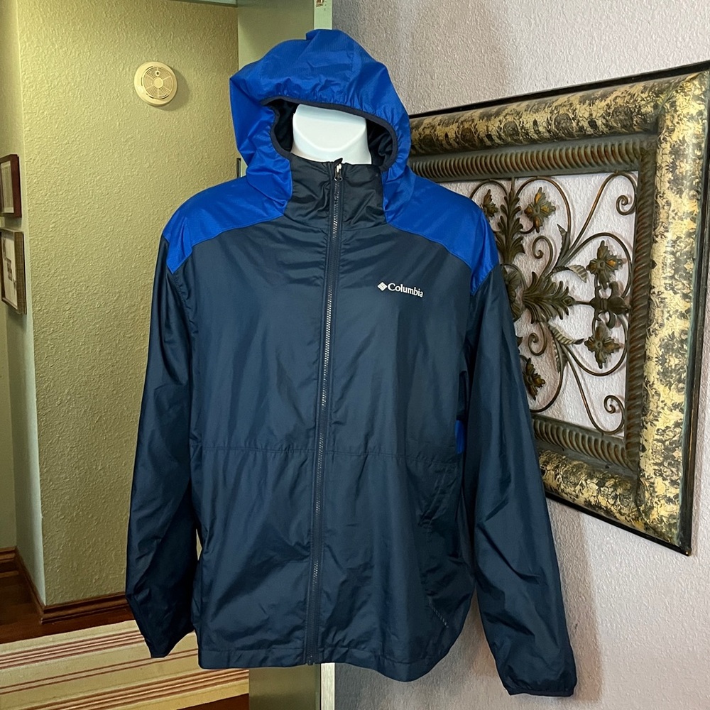 EUC Columbia men’s jacket lightweight hooded windbreaker XXL